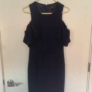 Navy Should Cutout Dress